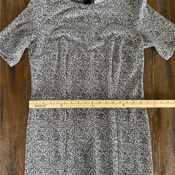 LOFT Women’s Leopard Print Sheath Midi Dress Size 8 - Picture 9 of 13